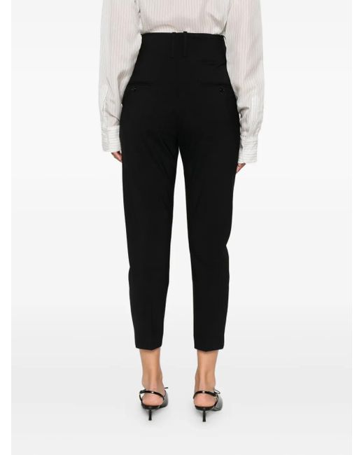 Isabel Marant Black Noah Pocket Straight Trousers