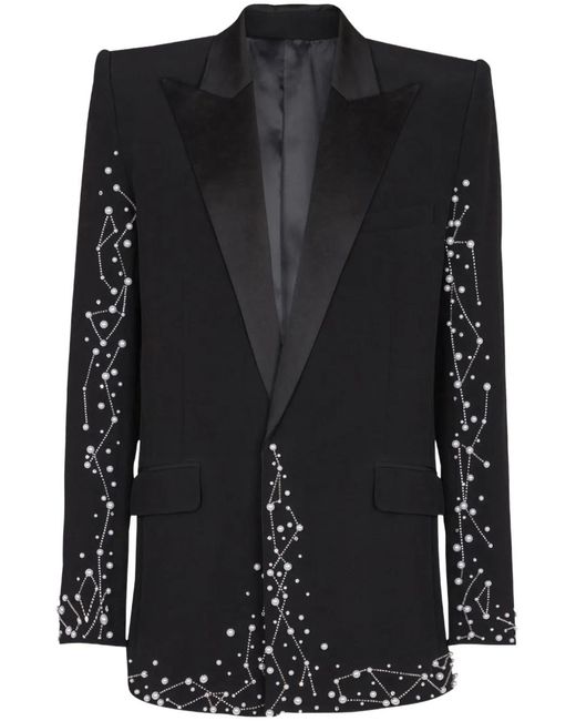Balmain Black Constellation 1B Jacket for men