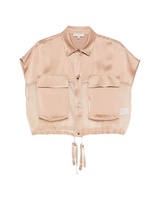 Antonelli Natural Tie-Detail Shirt