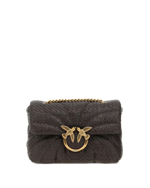 Pinko Black Mini Love Puff Umhängetasche