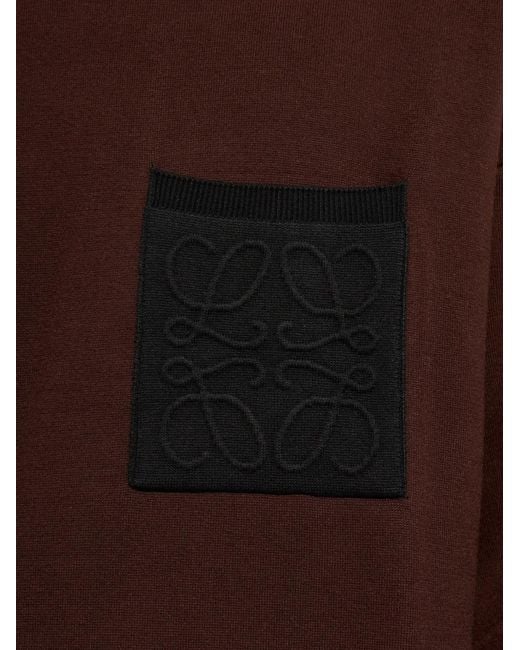 Loewe Pullover Mit Anagramm-Patch in Brown für Herren