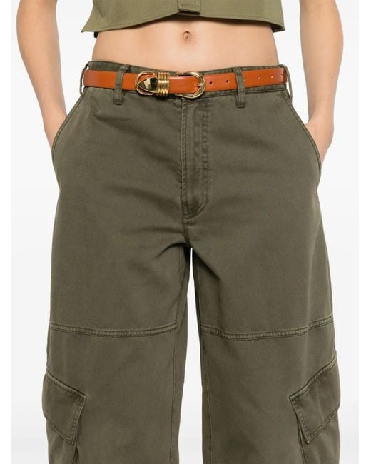 FRAME Green Bubble Cargo Pants