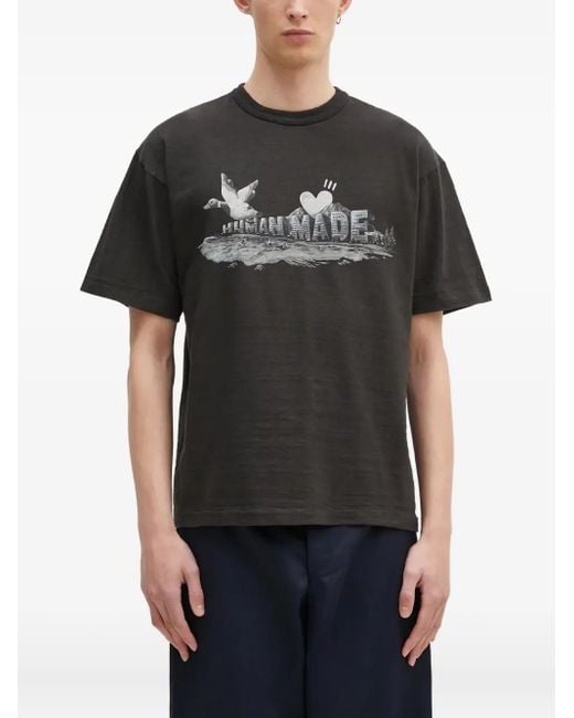 メンズ Human Made グラフィック Tシャツ Black