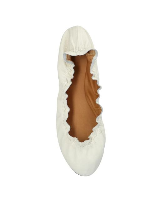 Odissi White Ballerines
