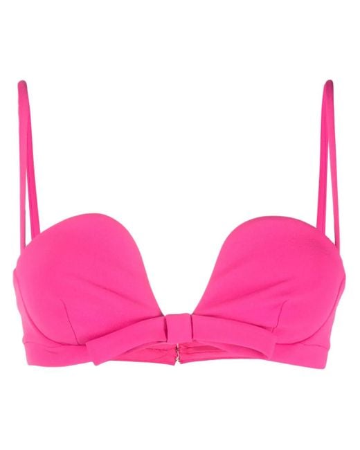 Blanca Vita リボンディテール クロップド トップ Pink