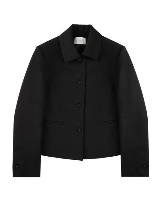 Montedoro Black Buttoned Jacket