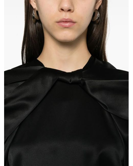 Max Mara Key ブラウス Black