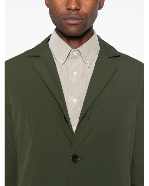 Aspesi Green Technical-Jersey Blazer for men