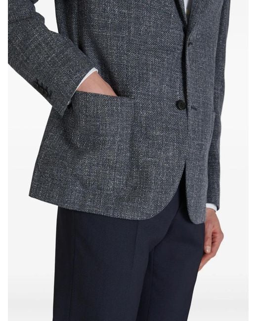 Blazer Monopetto di Incotex in Gray da Uomo