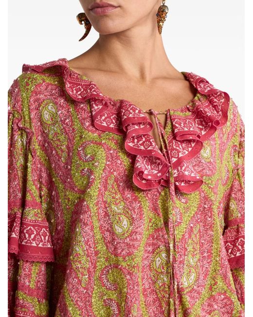 Etro Red Mini Dress
