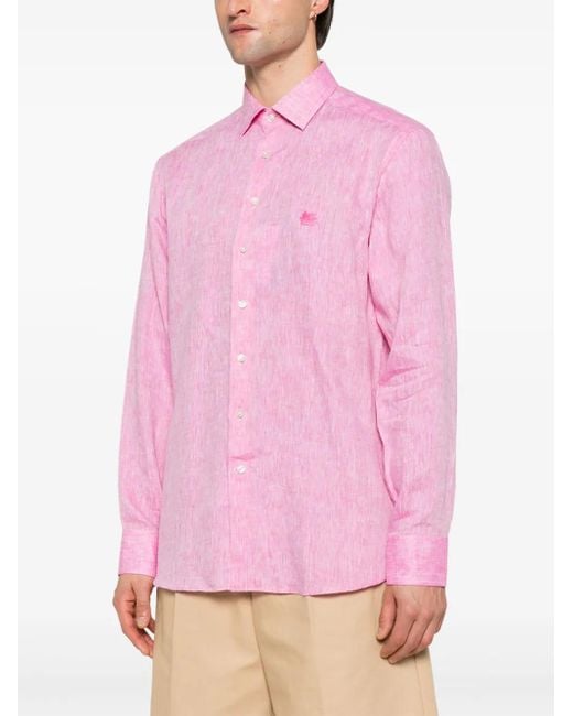 Etro Pink Shirts for men