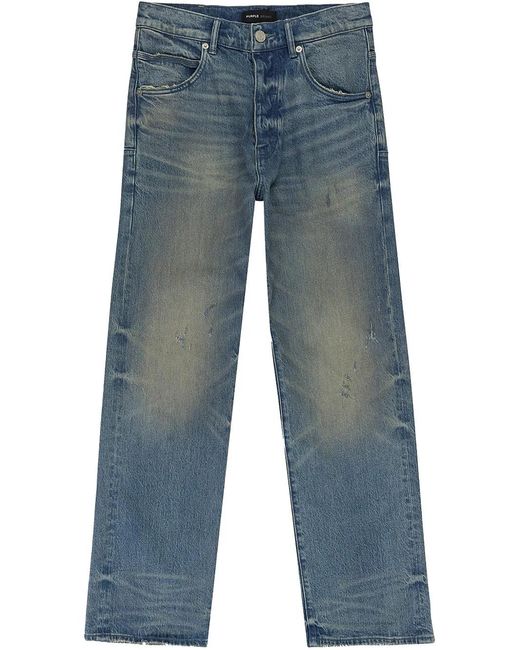 Purple Brand Blue P018 2 Year Dirty Fade Jeans for men