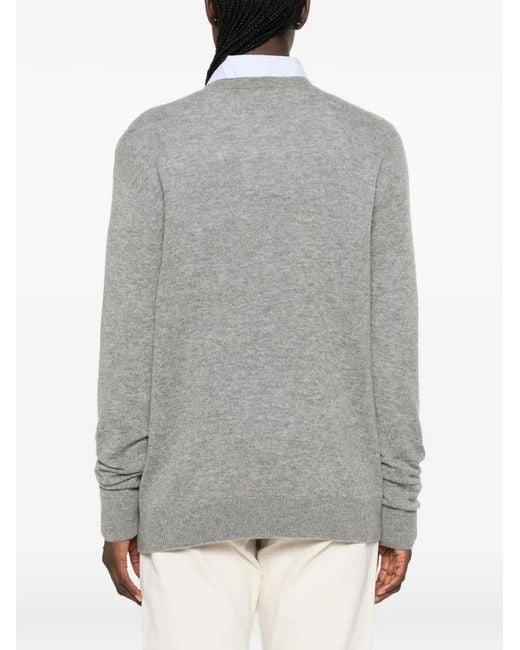 Pull À Col V The Row en coloris Gray