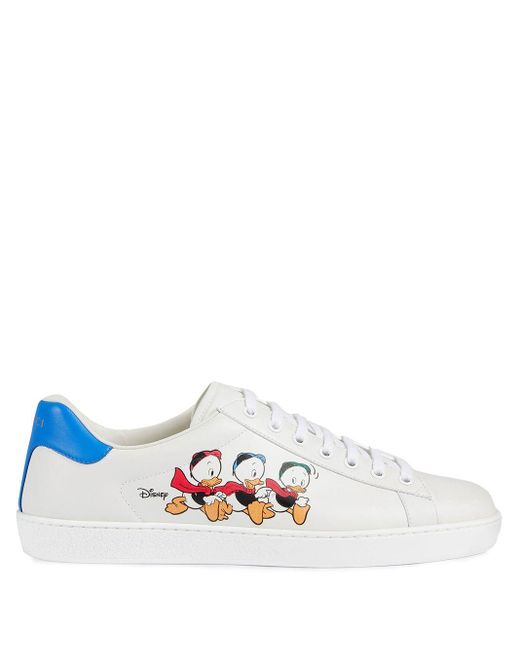 Gucci Ace Disney x Donald Duck sneaker in White für Herren