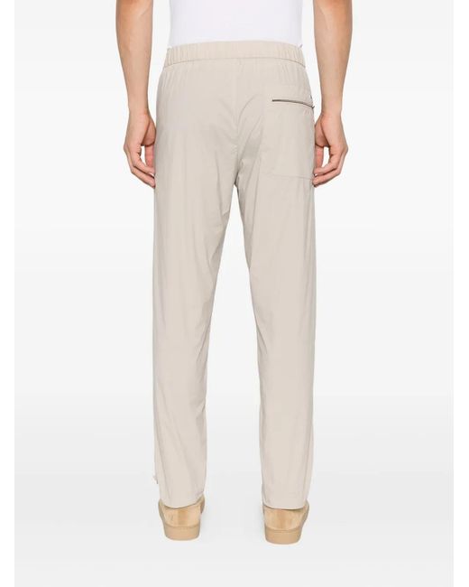 Herno Natural Drawstring Pleated Trousers for men