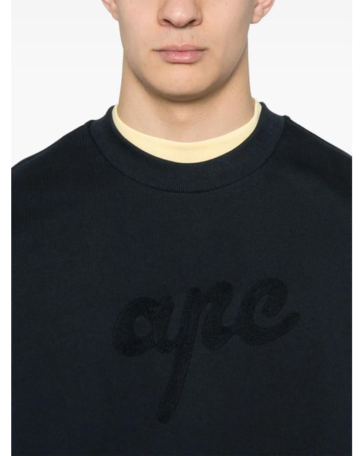 Sudadera Ethan A.P.C. de hombre de color Blue
