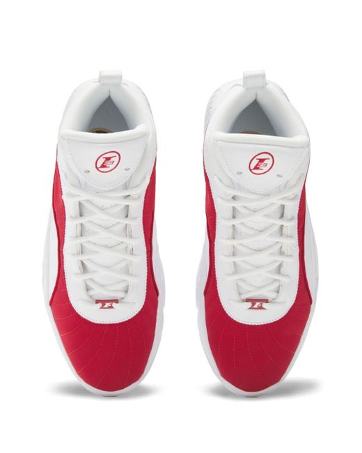 Reebok Red Answer Iii Lace-up Sneakers