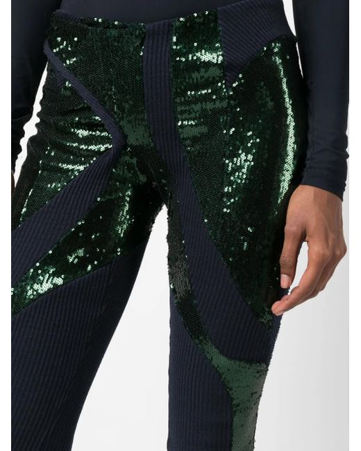 OTTOLINGER Black Panelled Sequin Leggings