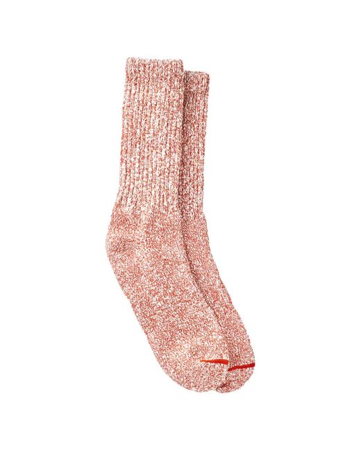 Red Wing Pink Cotton Ragg Crew Socks