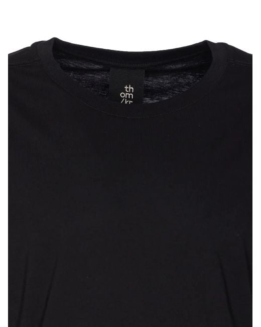 Thom Krom Black Cotton T-Shirt for men