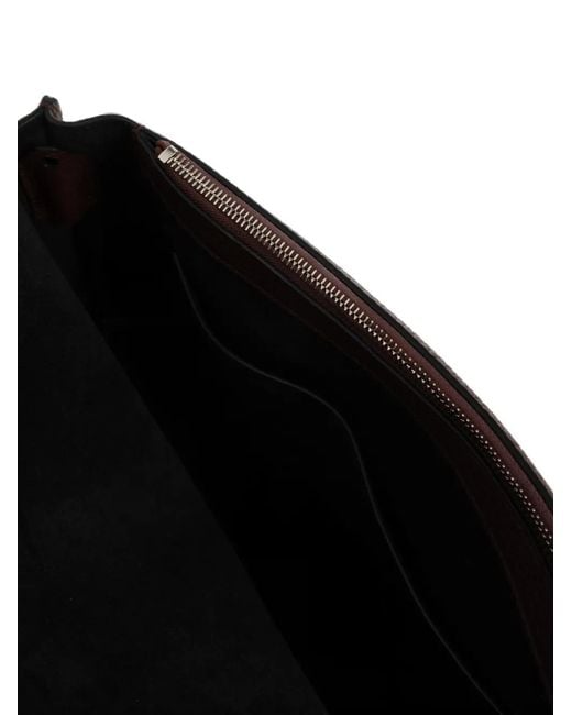 Givenchy Brown Medium Logo-Print Shoulder Bag for men