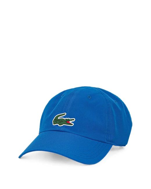 Lacoste Blue Novak Djokovic Logo-Patch Cap for men