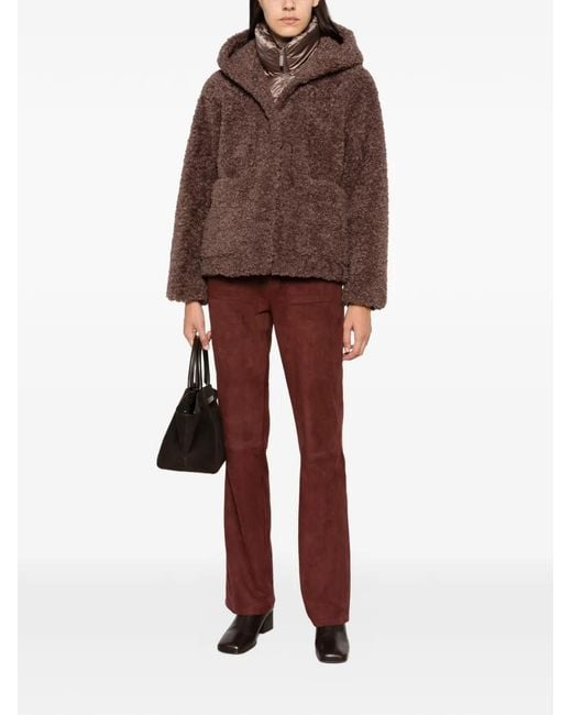 Ba&sh Suede Flared Trousers