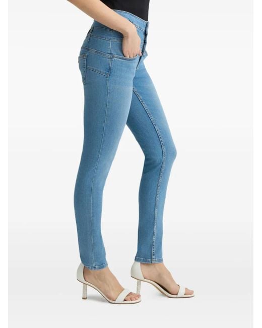 Liu Jo Blue High-Waist Skinny-Cut Jeans