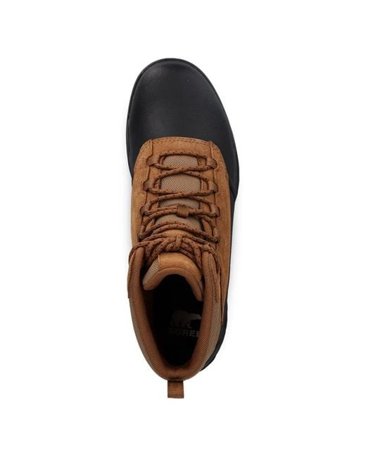 Sorel Brown Buxton Lite Lace-Up Boots for men