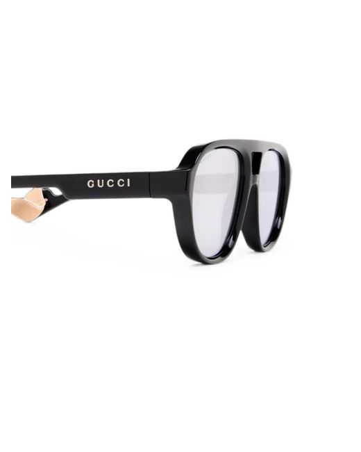 Gucci Blue Mountain Injection Pilot-Sunglasses for men