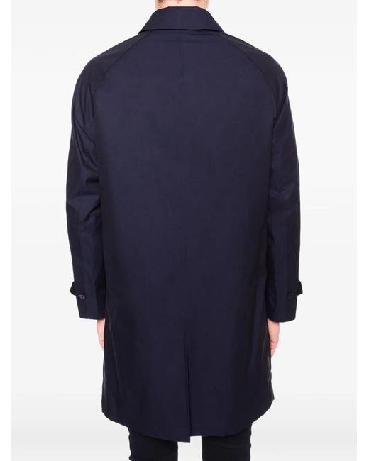 Burberry Blue Camden Car Coat for men