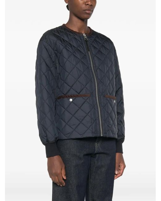 Marc O' Polo Blue Quilted Jacket