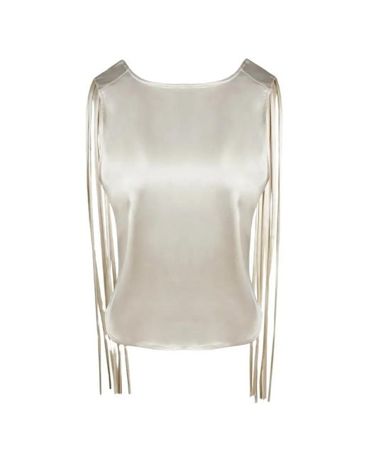Contessa Mills White Mane Top