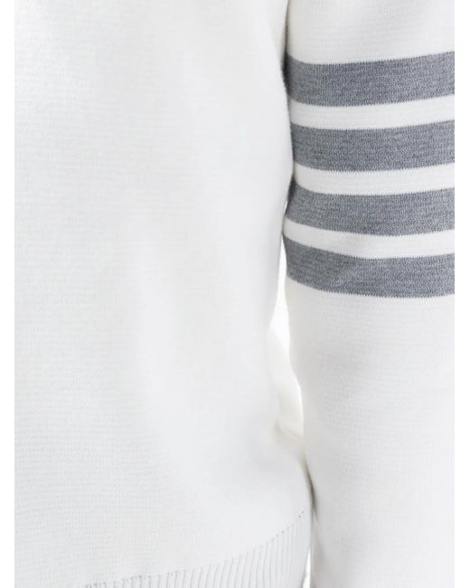 Thom Browne White Crewneck for men