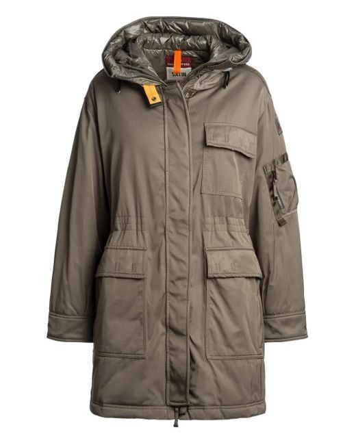 Cappotto Con Cappuccio di Parajumpers in Gray