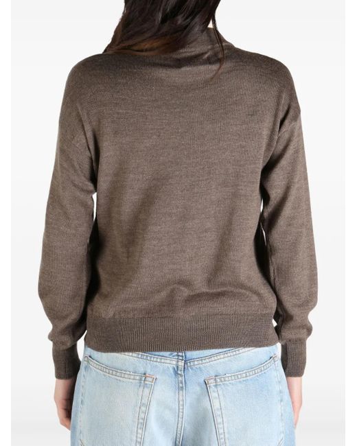 Magliano Gray Bow-detail cardigan