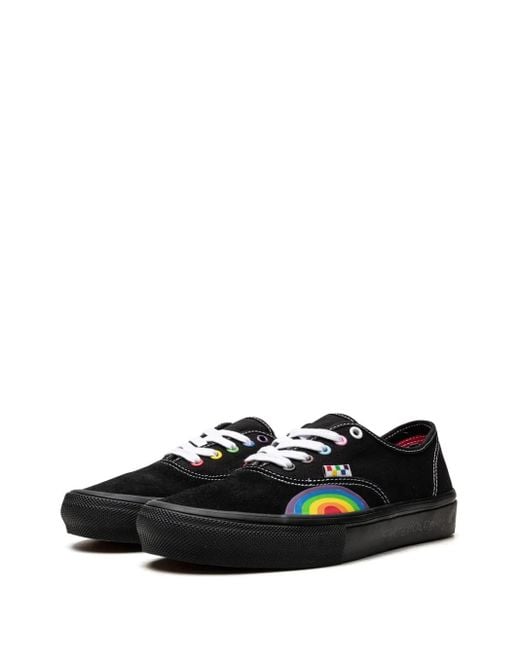 Vans Black Skate Authentic "Pride" Sneakers