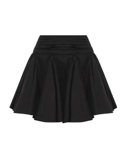 AllSaints Black Pleated Mini Skirt