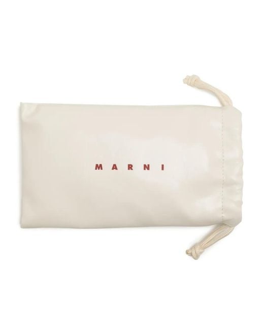 Marni Purple Zamalek Square-Frame Sunglasses