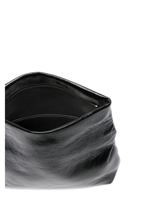 Jil Sander Jewel Clutch Met Rits in het Gray
