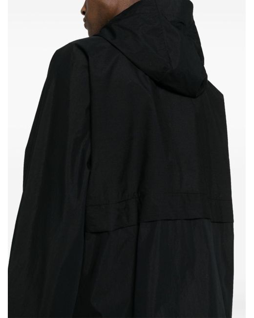 Studio Nicholson Black Zip-up Hooded Jacket for men