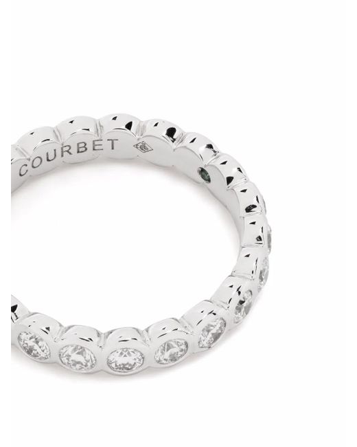 COURBET Multicolor 18Kt Recycled Origine Laboratory-Grown Diamond Band Ring