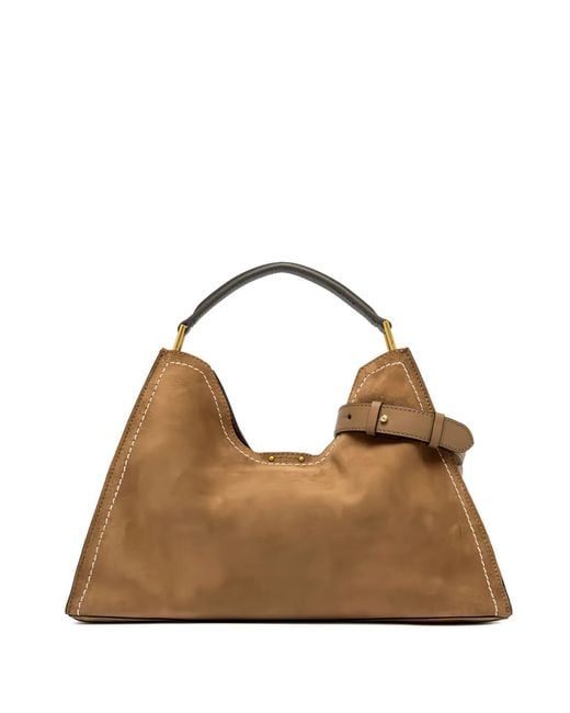 Gianni Chiarini Metallic Aurora Top-Handle Shoulder Bag