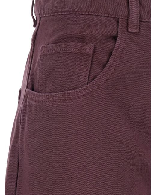 ICON DENIM Purple Five-Pocket Jeans