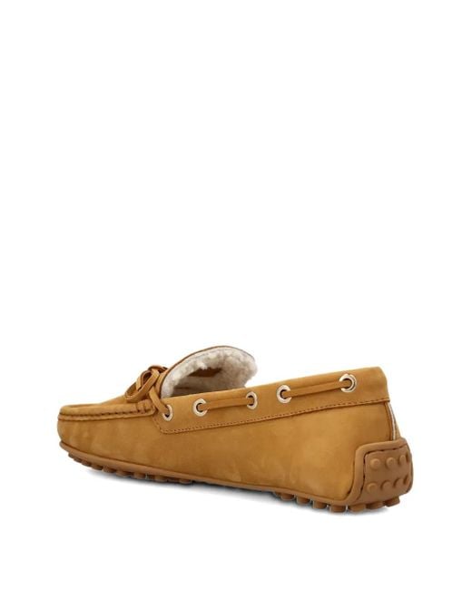 Mocassins City Gommino En Daim Tod's en coloris Brown
