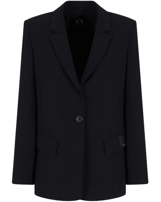 ARMANI EXCHANGE シングルジャケット Black