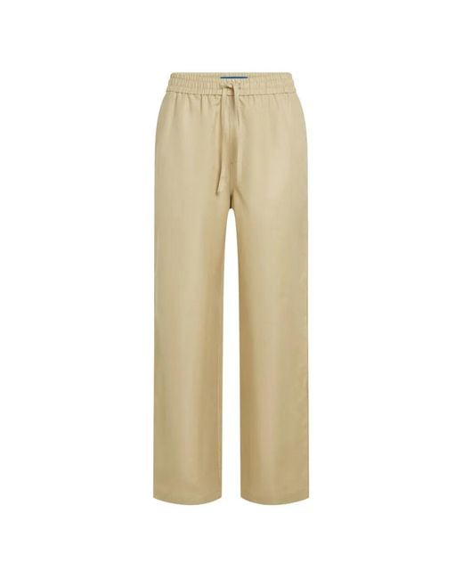 Karl Lagerfeld Natural Drawstring Trousers for men