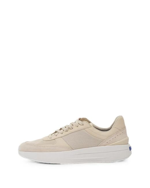 Geox White Baskets Gxrn-01 En Daim for men
