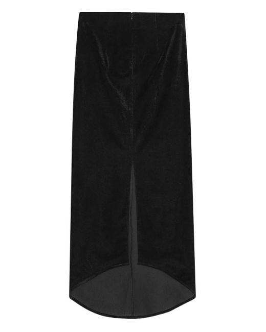 Gonna Midi Asimmetrica di Remain in Black