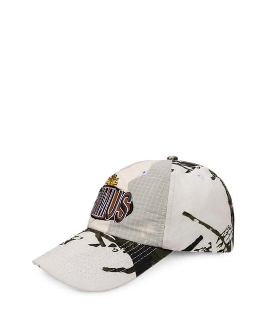 Pleasures Gray Layered Strapback Baseball Cap